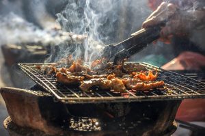 BBQ, cooking meat, attracting Rats