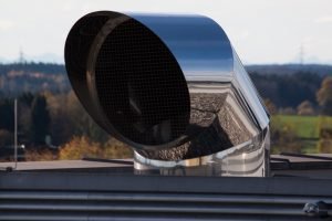 Metal venting system, offering good place for Mice to hide