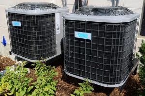 2 air conditioning units