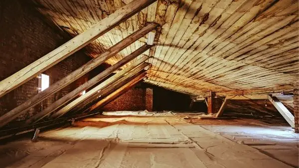 empty attic