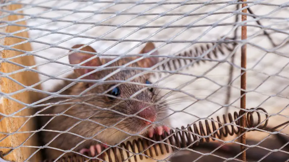 An image of a person setting up a trap to catch rodents.